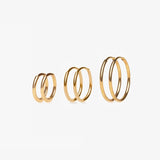 Boucle d’Oreille Homme ANNEAU OR (Paire) - Boucles d’oreilles