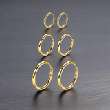 Boucle d’Oreille Homme ANNEAU OR (Paire) - Boucles d’oreilles