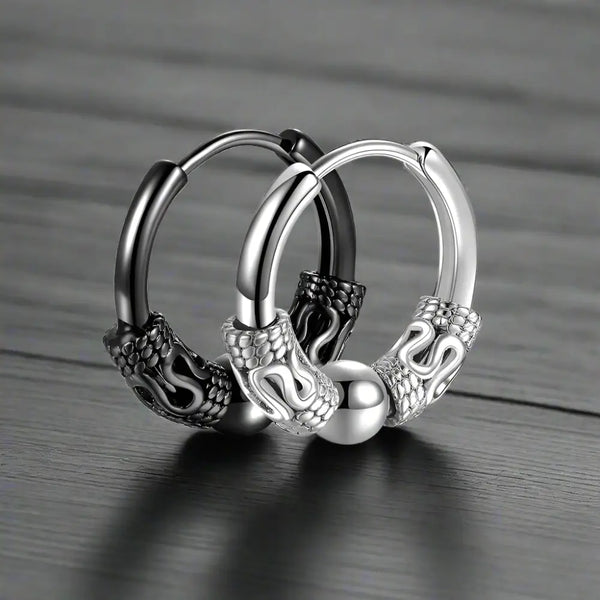 Boucle d’Oreille Homme ANNEAU TRIBAL