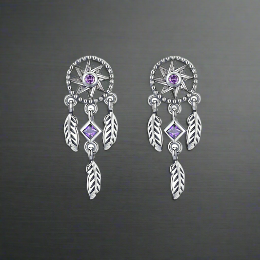 Boucle d’Oreille Homme ATTRAPE-RÊVE (Paire)