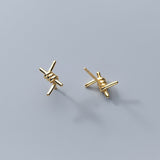 Boucle d’Oreille Homme BARBELÉ (Paire)