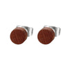 Boucle d'Oreille Homme Bois