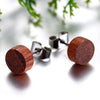 clou d'oreille homme bois