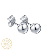 Boucle d'oreille homme boule