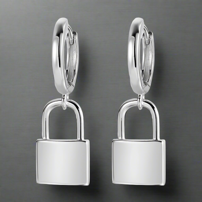 Boucle d'Oreille Homme Cadenas