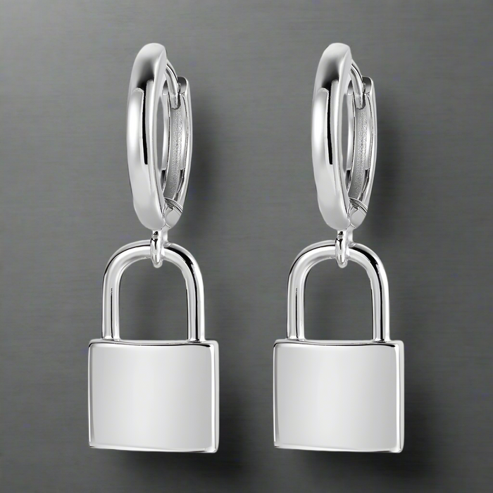Boucle d'Oreille Homme Cadenas