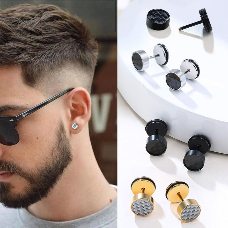 boucle d'oreille fibre de carbone