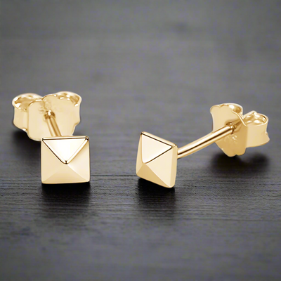 Boucle d'Oreille Homme CARRÉ (Paire)