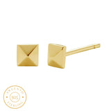 Boucle d'Oreille Homme Carré