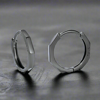 Boucle d'Oreille Homme CERCLE (Paire)