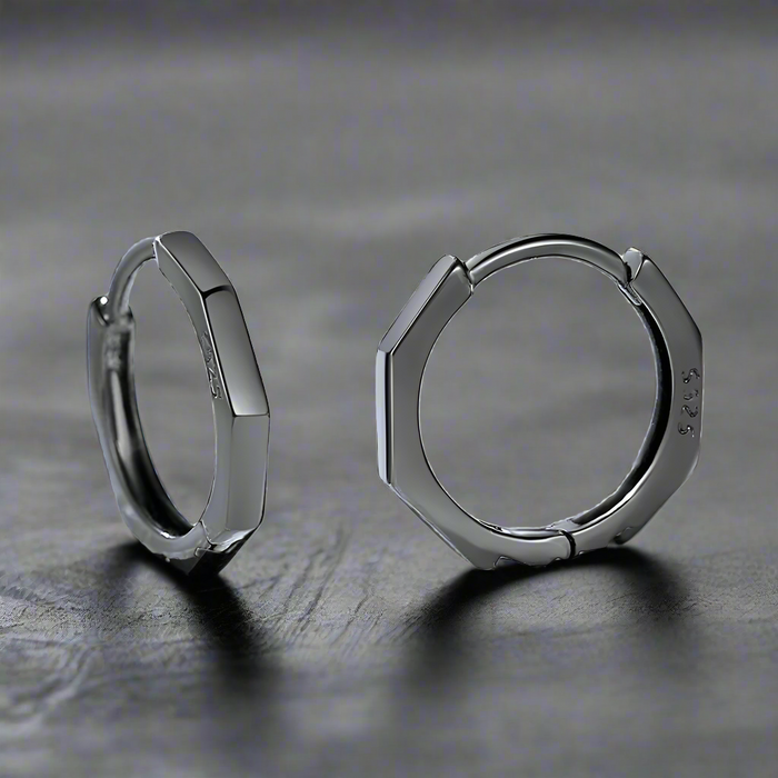 Boucle d'Oreille Homme CERCLE (Paire)