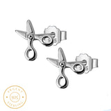 Boucle d'Oreille Homme Ciseaux