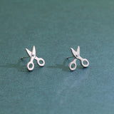 Boucles d'oreilles ciseaux pour hommes