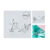 Boucle d’Oreille Homme CLÉ DE SOL (Paire)