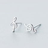 Boucle d’Oreille Homme CLÉ DE SOL (Paire)