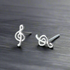 Boucle d’Oreille Homme CLÉ DE SOL (Paire)