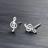 Boucle d’Oreille Homme CLÉ DE SOL (Paire)