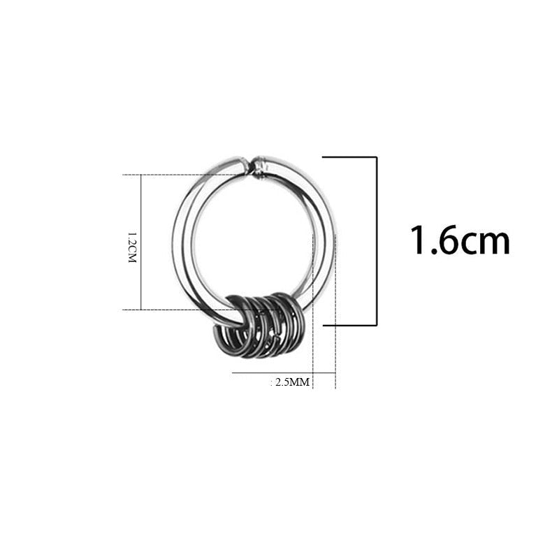 Boucle d’Oreille Homme CLIP (Paire)