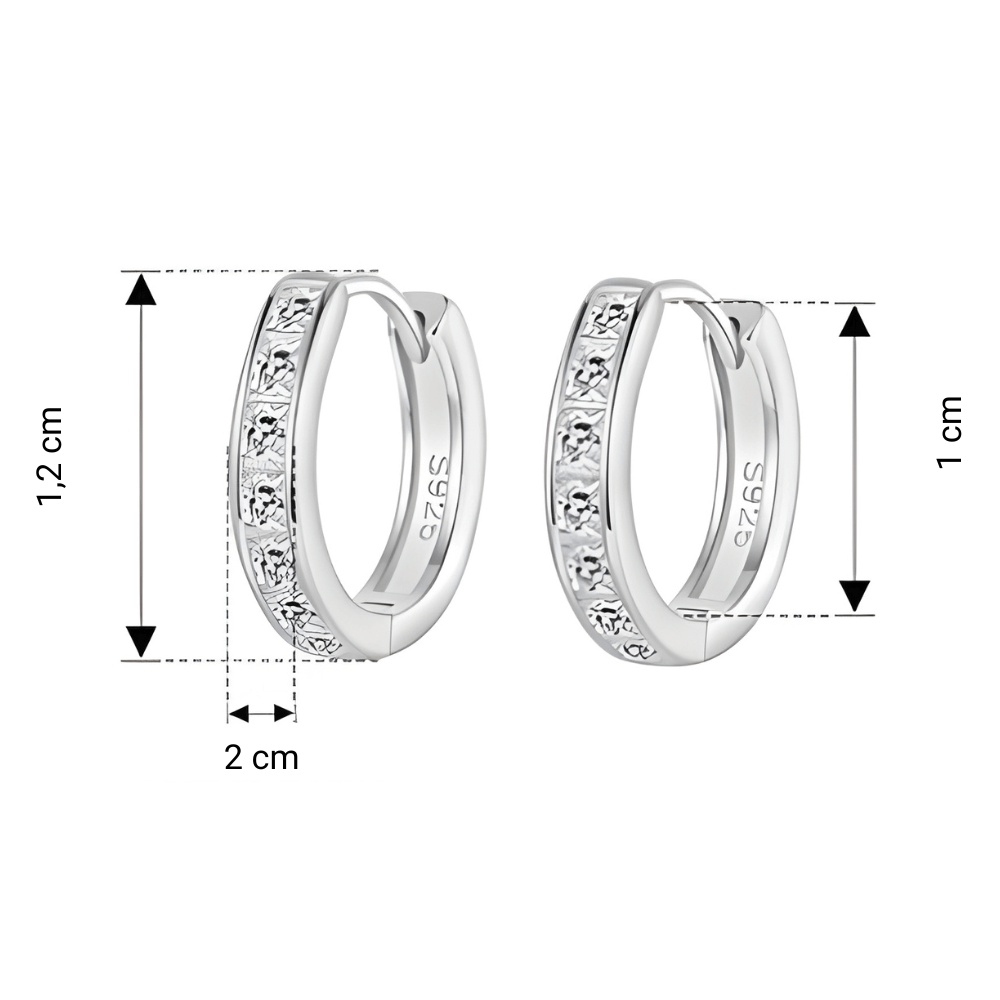 Boucle d’Oreille Homme CRÉOLE DIAMANT (Paire)