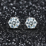Diamant oreille homme brillant