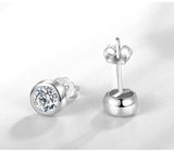 Boucle d’Oreille Homme DIAMANT ROND (Paire)