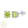 Boucle d'oreille homme diamant vert