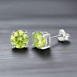 Boucle d’Oreille Homme DIAMANT VERT (Paire)