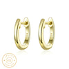 Boucle d'oreille homme dorée