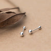 Boucle d’Oreille Homme DOUBLE BOULE (Paire)
