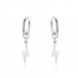 Boucle d'oreille homme éclair