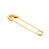 boucle d'oreille homme epingle a nourrice dorée