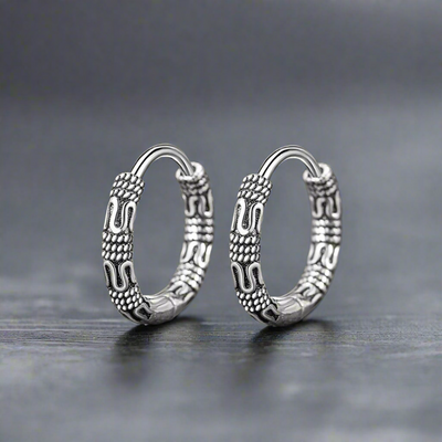 Boucle d'Oreille Homme ETHNIQUE (Paire)