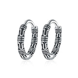 Boucle d'oreille homme ethnique