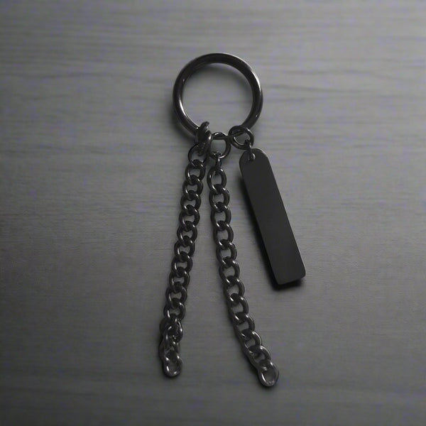 Boucle d'oreille noire homme fantaisie