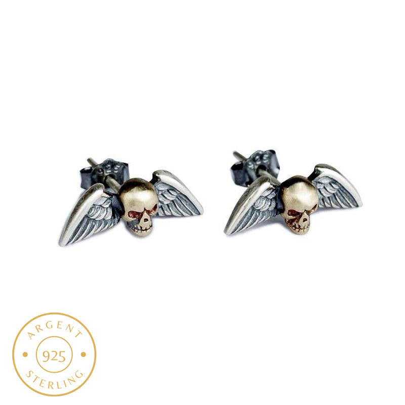 Boucle d'oreille homme gothique