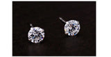 diamant serti boucle oreille 