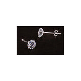 puces d'oreille diamant homme