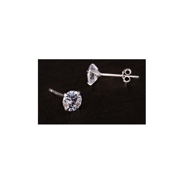 puces d'oreille diamant homme