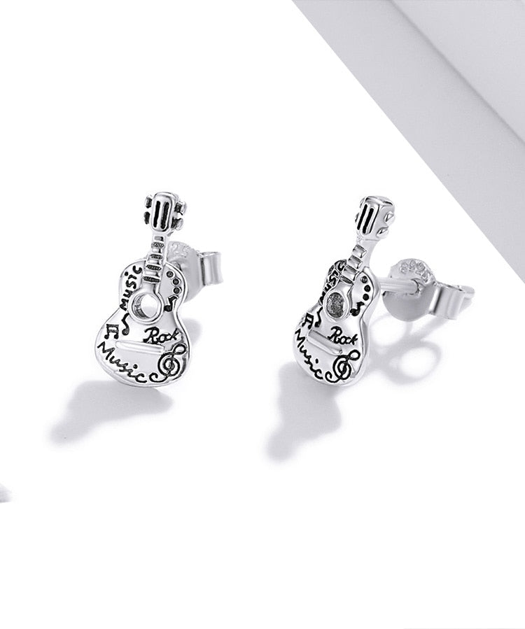 Boucle d’Oreille Homme GUITARE (Paire)