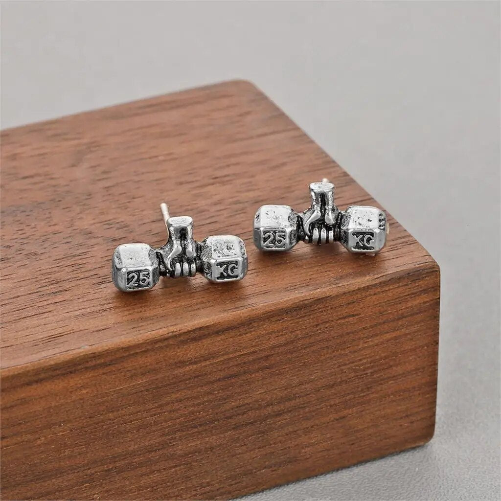 Boucle d'Oreille Homme musculation