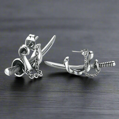 Boucle d'Oreille Homme KATANA (Paire)