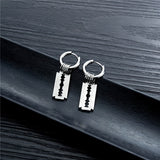 Boucle d’Oreille Homme LAME DE RASOIR (Paire)