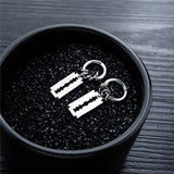 Boucle d’Oreille Homme LAME DE RASOIR (Paire)
