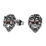 Boucle d'Oreille Homme Lion