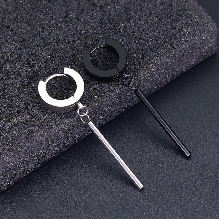 Boucle d'Oreille Homme LONGUE (Paire)