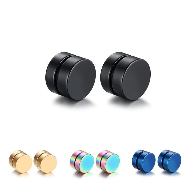 Boucle d'Oreille Homme MAGNÉTIQUE (Paire)