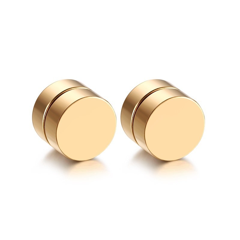 boucle oreille magnetique or