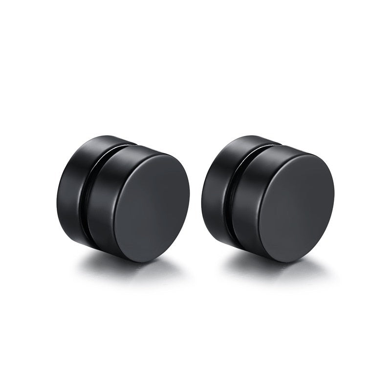 puce d'oreille noir aimanté 