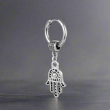 Boucle d’oreille Homme MAIN DE FATMA