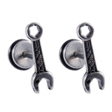 Boucle d'Oreille Homme Mécanique
